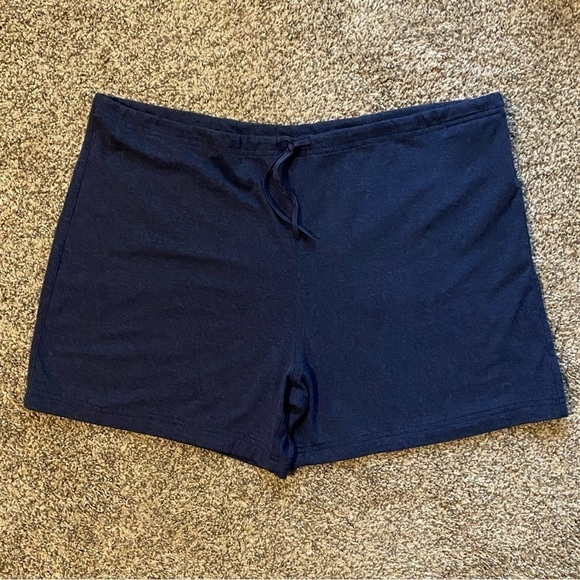 The North Face Casual Drawstring Shorts Navy Blue Sz Large - Picture 2 of 7